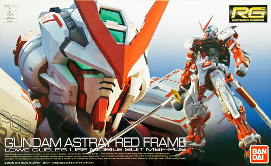 RG-19 Gundam Astray Red Frame MBF-P02 1/144 Scale Model Kit
