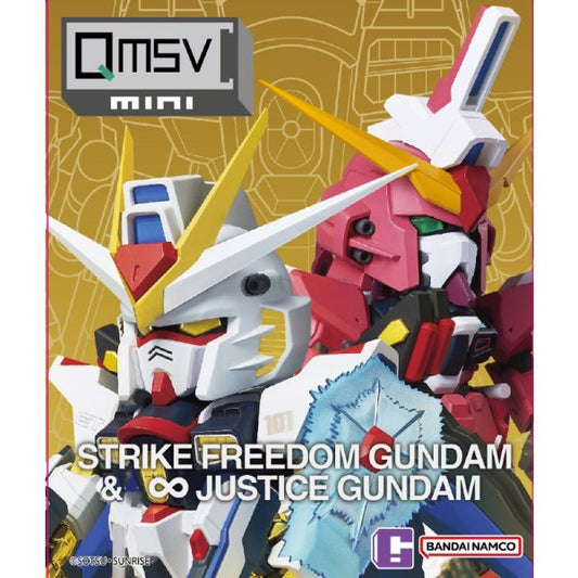 QMSV Mini Strike Freedom Gundam and Infinite Justice Gundam Series Blind Box