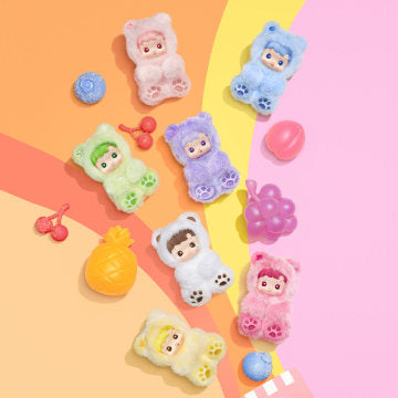 【POP MART】HACIPUPU GUMMY BEAR シークレット POP MART HACIPUPU Gummy Bear Series-Vinyl Plush Pendant