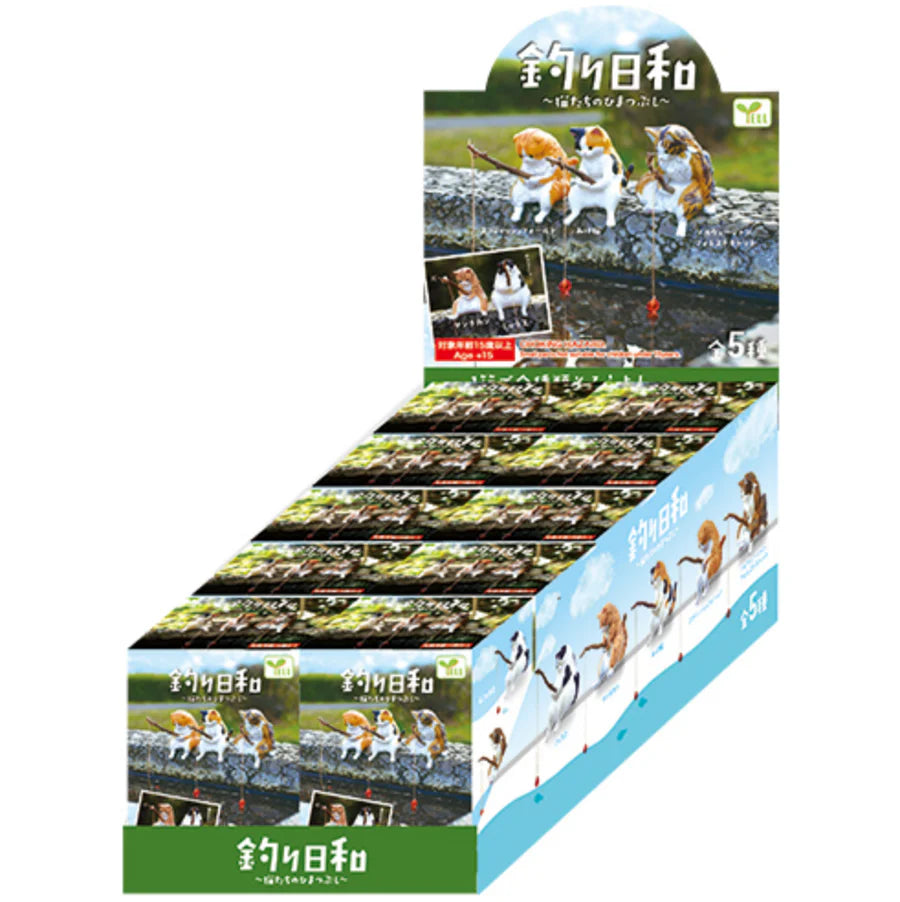 Good Weather for Fishing Cats Killing Time Blind Box