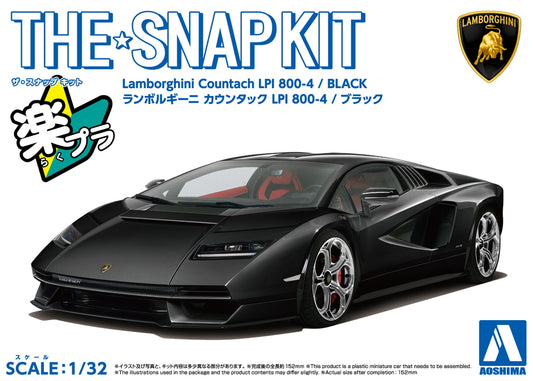 Aoshima Lamborghini Countach LPI 800-4 (Black)