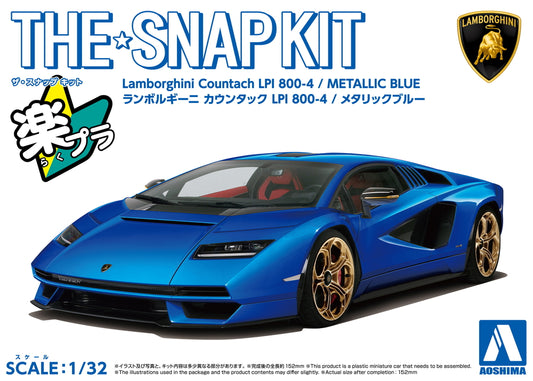 Aoshima Lamborghini Countach LPI 800-4 (Metallic Blue)