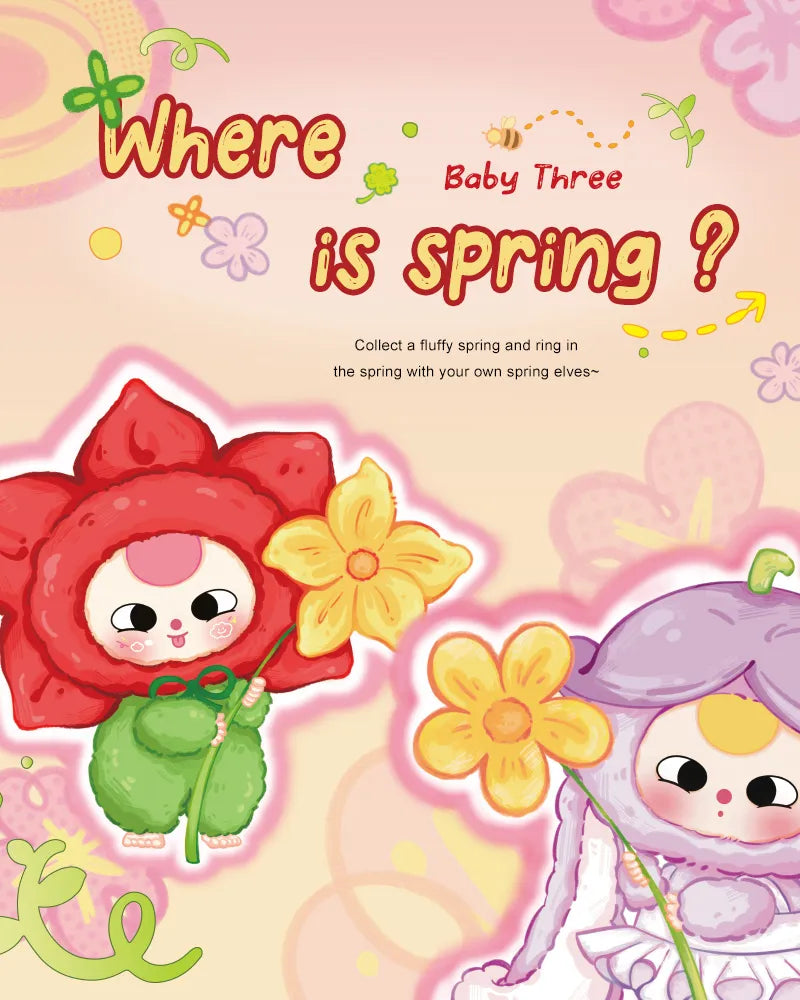 Baby Three Where Is the Spring? Flower Series Blind Box