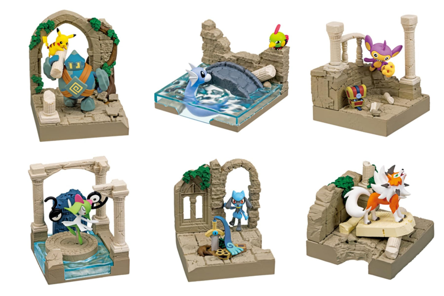 Pokemon Diorama Collection Old Castle Ruins Blind Box