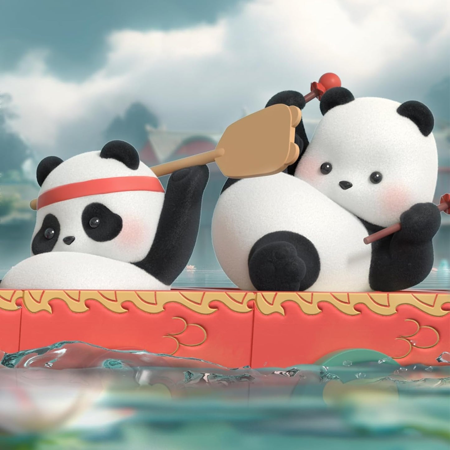 Panda Roll Dragon Boat Racing Blind Box
