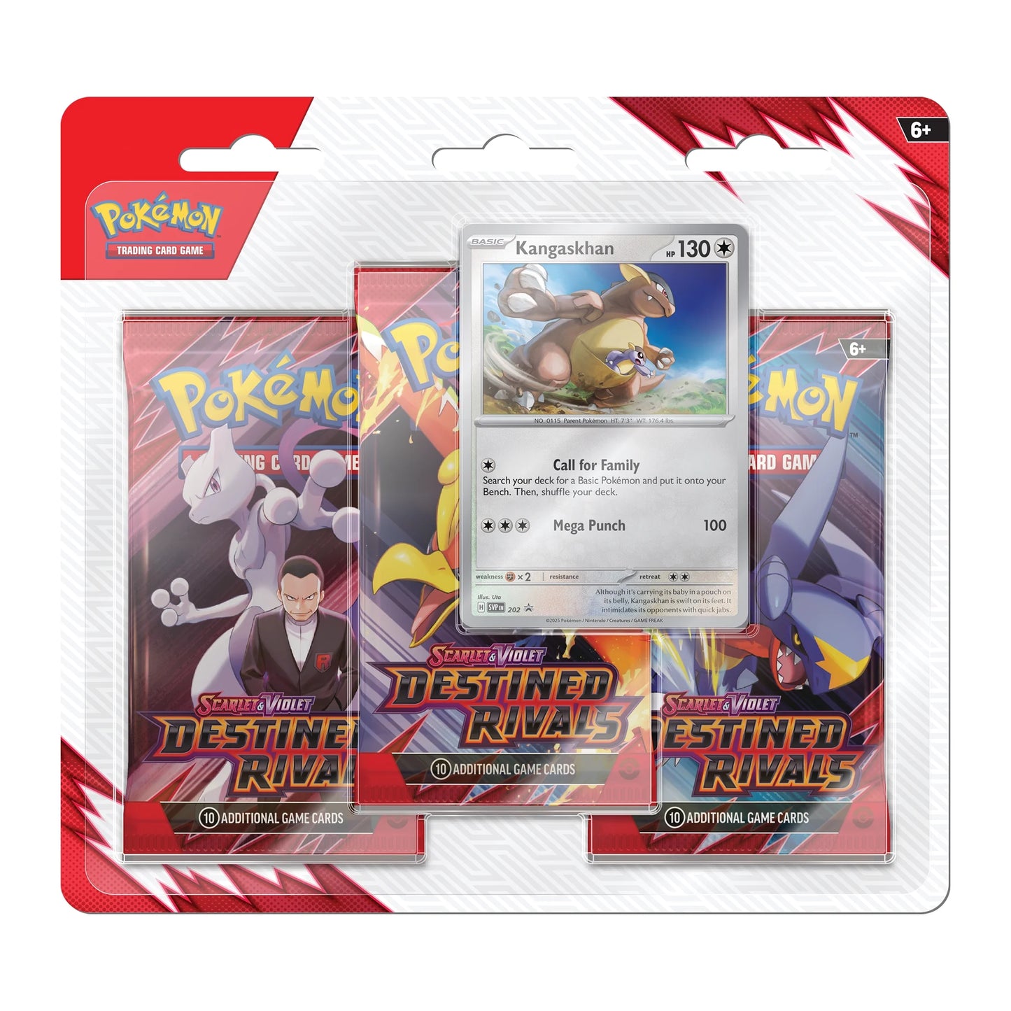 Pokemon SV10 Destined Rivals 3Pack Blister