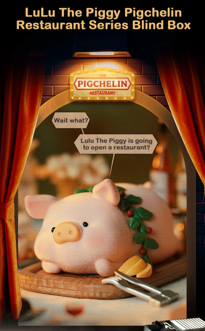 LULU the Piggy - Pigchelin Restaurant Blind Box Series – MNS LULU the Piggy - Pigchelin Restaurant Blind Box Series – MNS