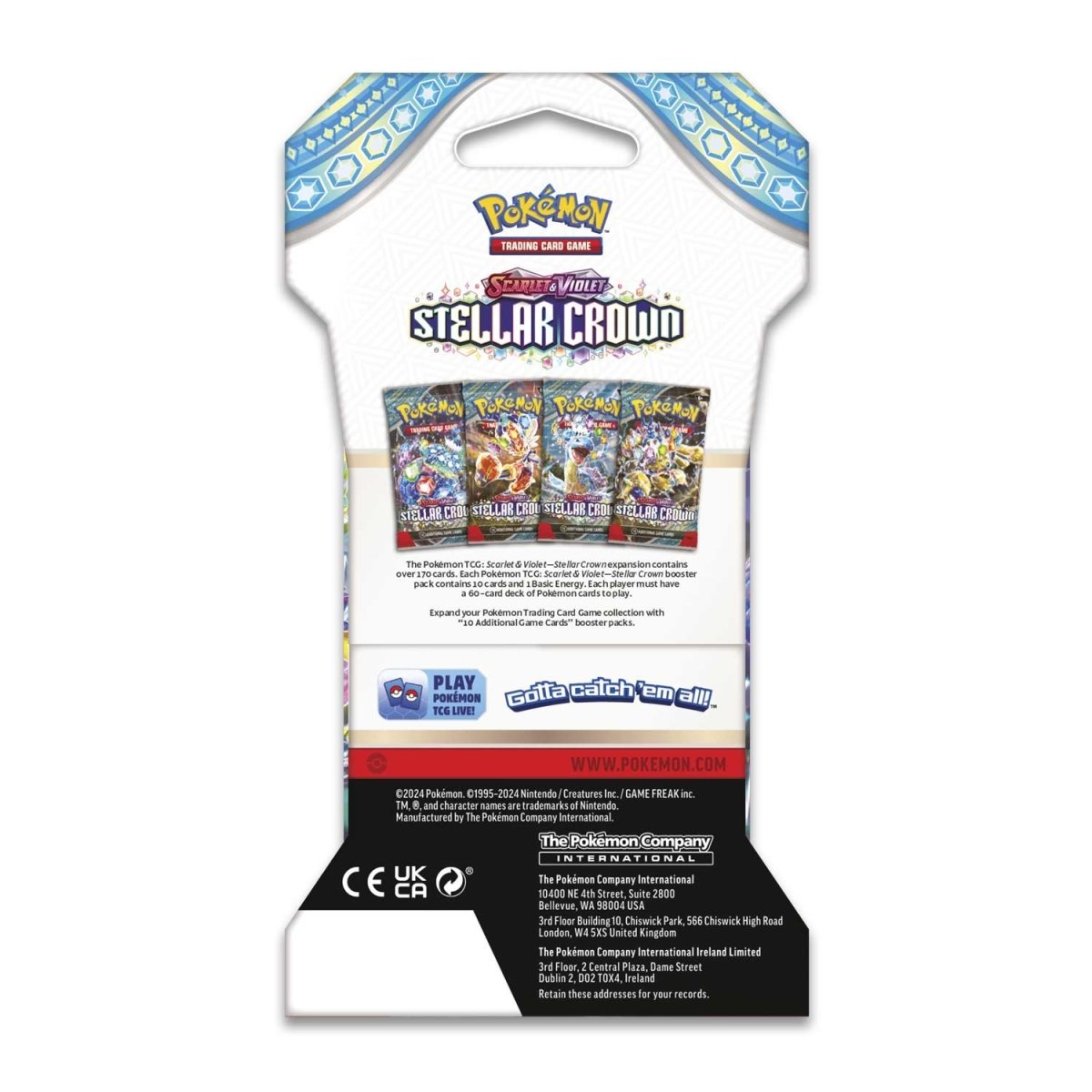 Pokemon TCG: Scarlet & Violet Stellar Crown Sleeved Booster Pack