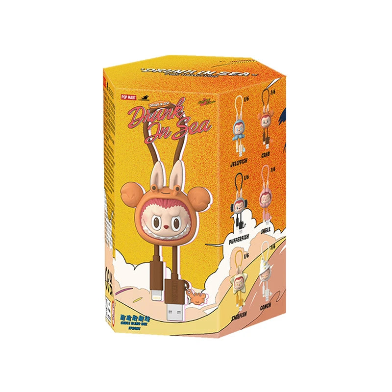 POP MART THE MONSTERS Drunk In Sea Series iPhone Cable Blind Box