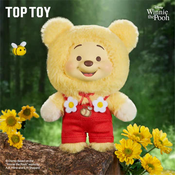 TOPTOY Disney Winnie The Pooh Candy Series Soft Vinyl Plush Blind Box