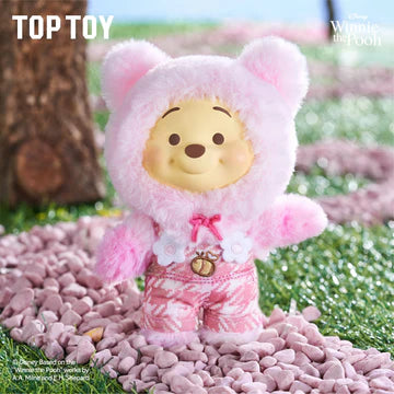TOPTOY Disney Winnie The Pooh Candy Series Soft Vinyl Plush Blind Box