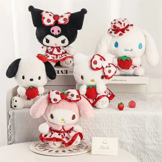 Sanrio Friends 8" Plush - Strawberry Series