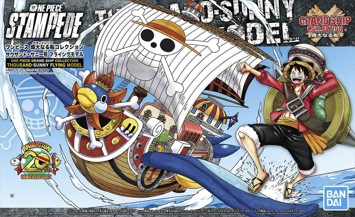 One Piece Grand Ship Collection: Thousand Sunny Flying Model Kit