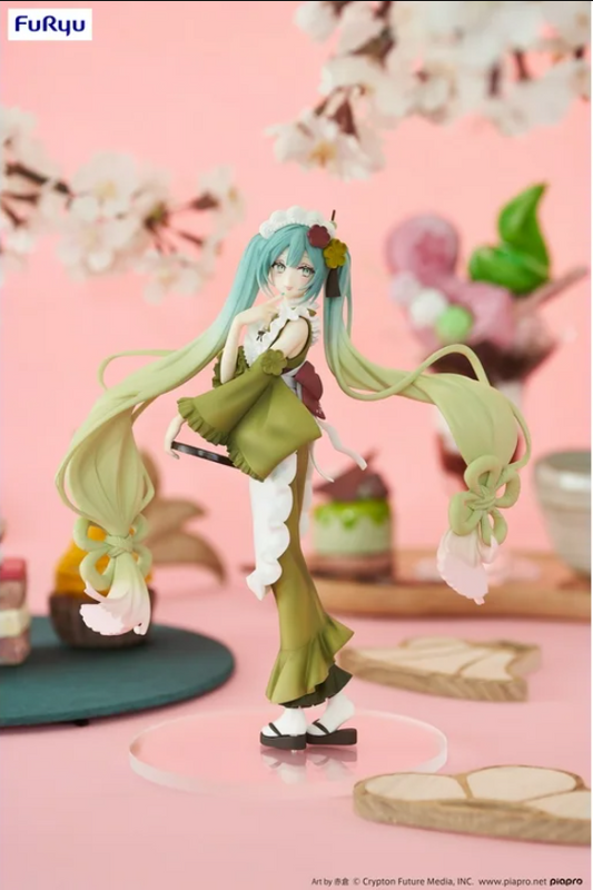 Hatsune Miku Matcha Green Tea Parfait Exceed Creative Figure