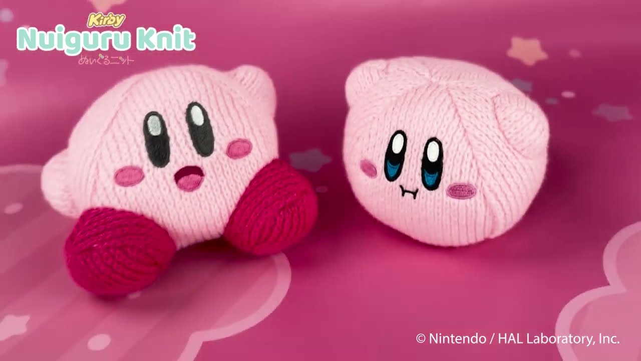 Pokemon Nuiguru Knit Waving Kirby