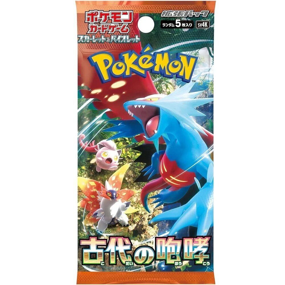 ancient roar booster box japanese Pokemon TCG: SV4K Ancient Roar Booster Pack (Japanese) – MNS