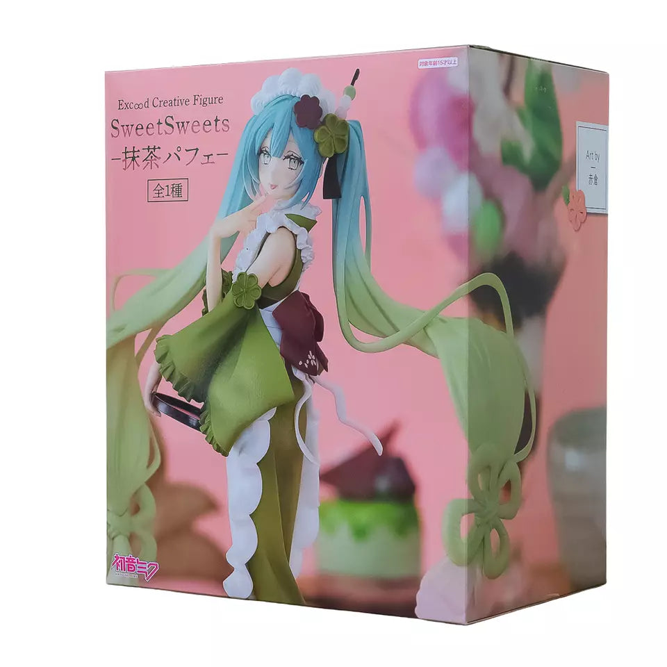 Hatsune Miku Matcha Green Tea Parfait Exceed Creative Figure