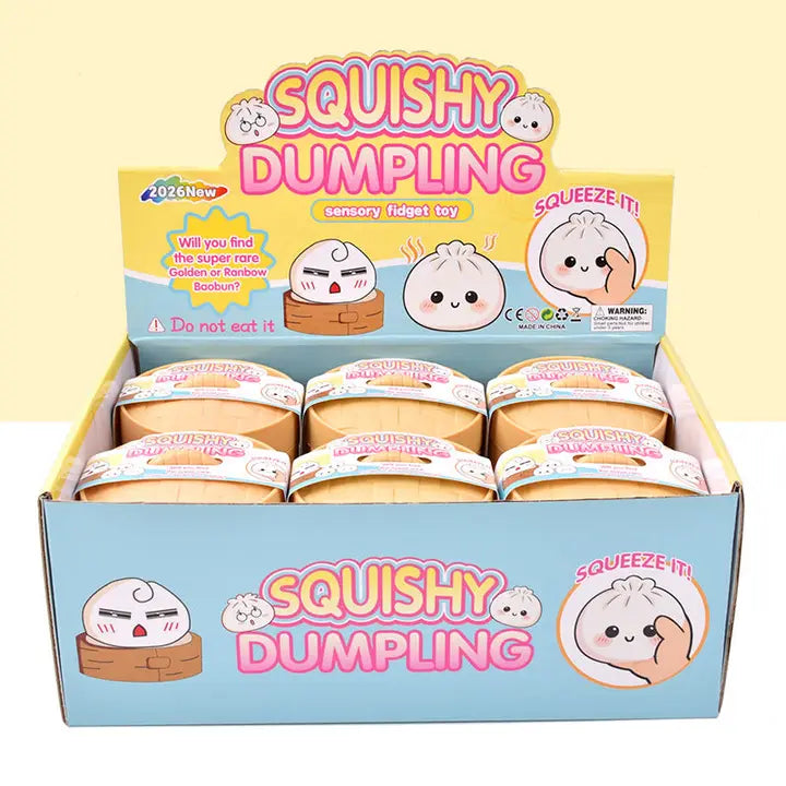 Multicolor Emotion Face Dumpling Squeeze Toy