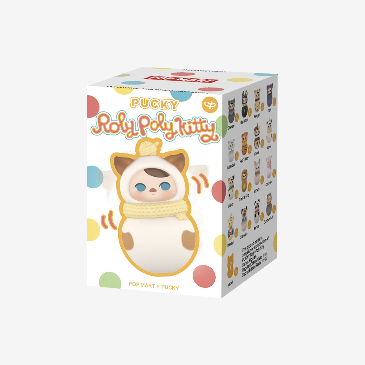 POP MART PUCKY Roly-Poly Kitty Series Figure Blind Box