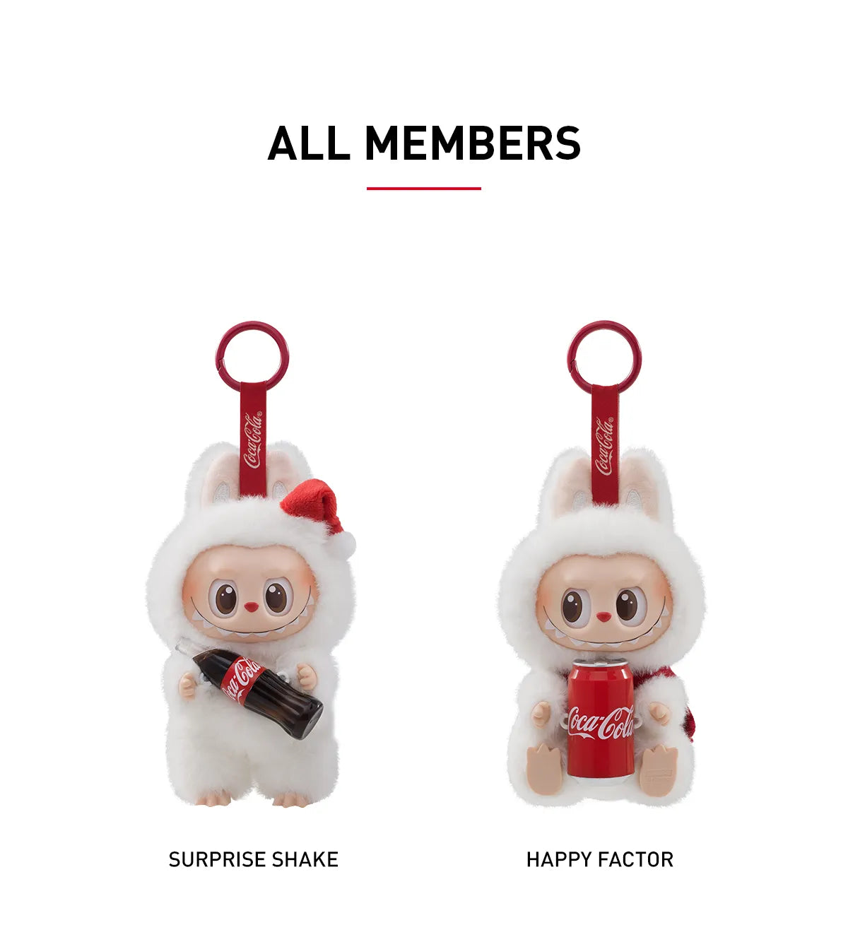 ラブブ Coca-Cola The Monsters Vinyl Face POP MART THE MONSTERS Coca-Cola Series Vinyl Face Blind Box