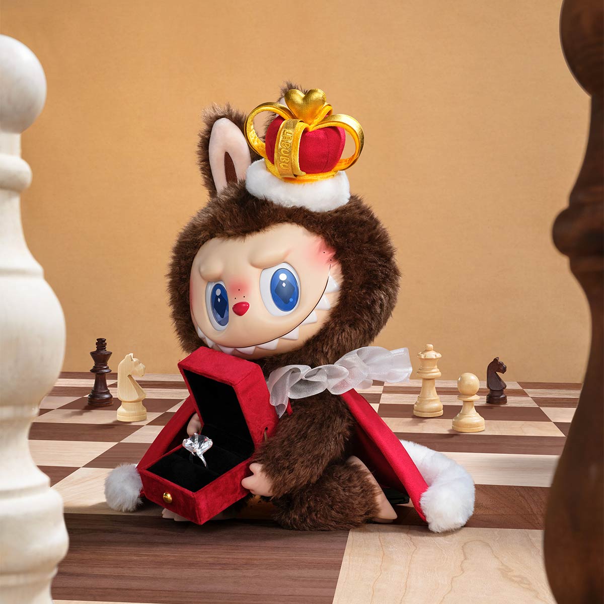 【正規品】POPMART Let's Checkmate Labubu THE MONSTERS Let's Checkmate Series Vinyl Plush Doll