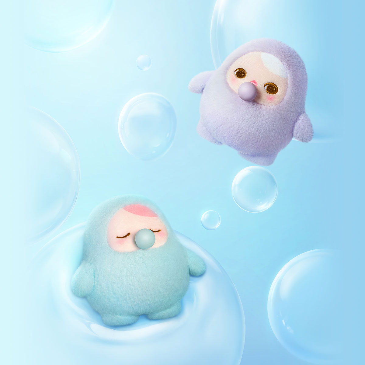 POP MART PUCKY BEANIE BUBBLE UP SERIES Plush Pendant Blind