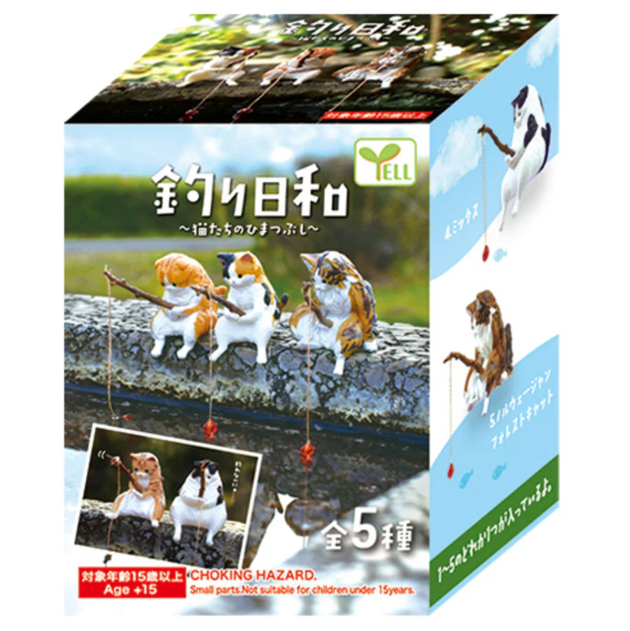 Good Weather for Fishing Cats Killing Time Blind Box