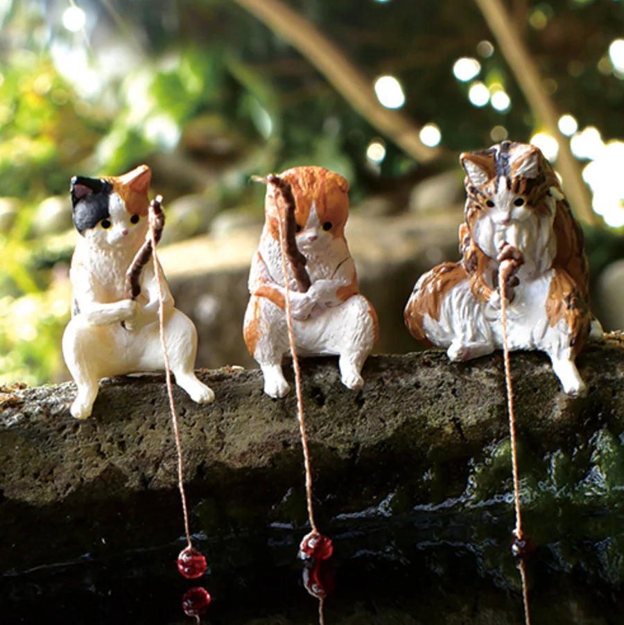 Good Weather for Fishing Cats Killing Time Blind Box