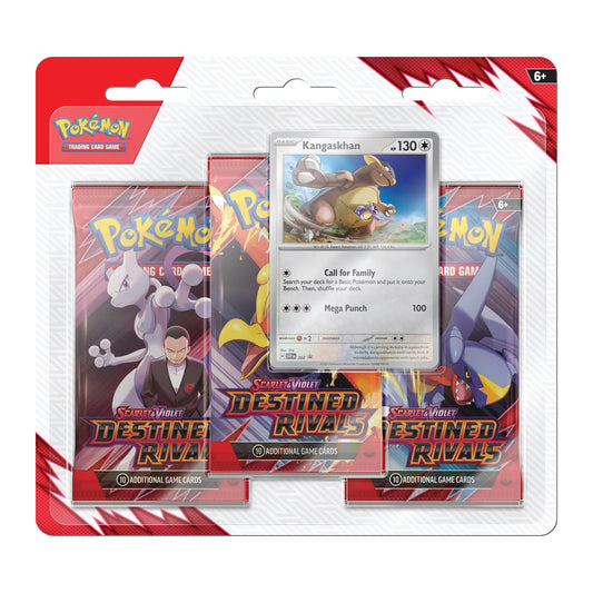 Pokemon SV10 Destined Rivals 3Pack Blister