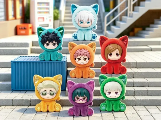 Jujutsu Kaisen Sitting Cat Party Series Plush Blind Box