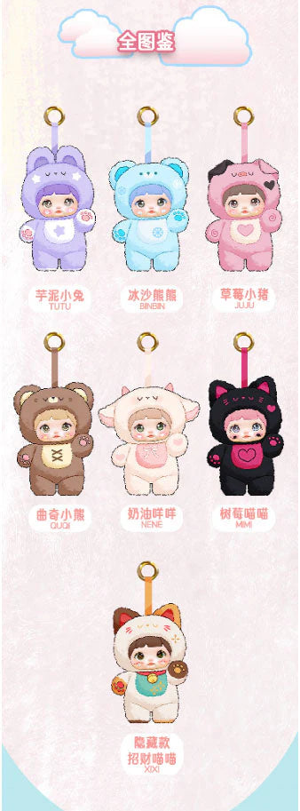 Nommi V1 Nenjuu Mukyuu de Kawaii Series Plush Blind Box