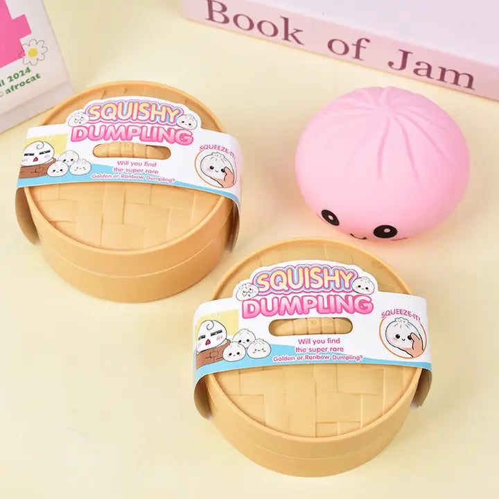 Multicolor Emotion Face Dumpling Squeeze Toy