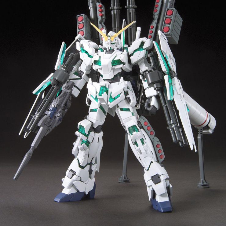 HGUC RX-0 Full Armor Unicorn Gundam (Destroy Mode) Green Color Ver. 1/144 Scale Model Kit