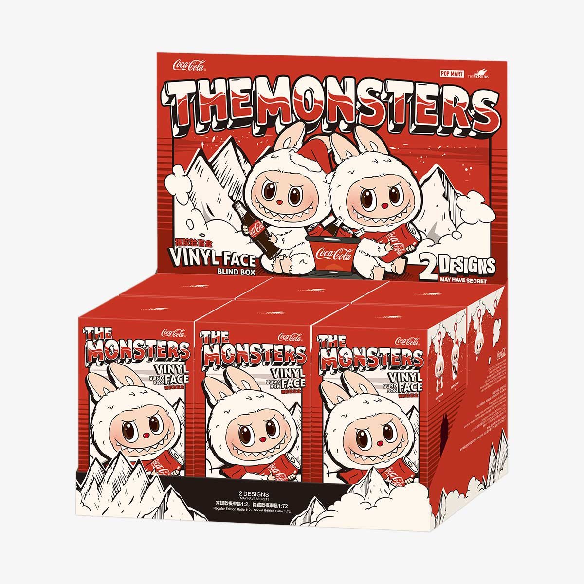 POP MART THE MONSTERS Coca-Cola Series Vinyl Face Blind Box (Sealed Box)